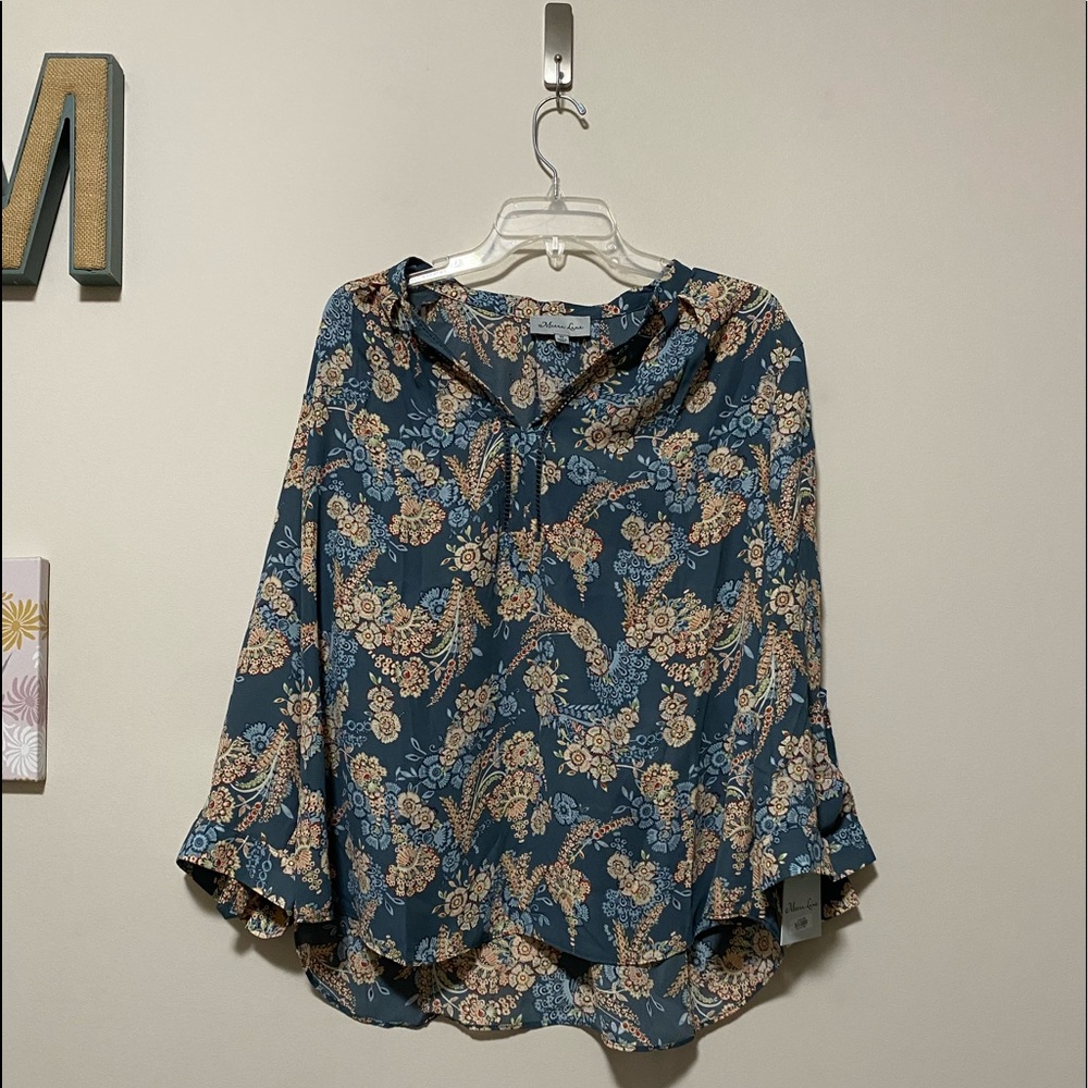Floral print top